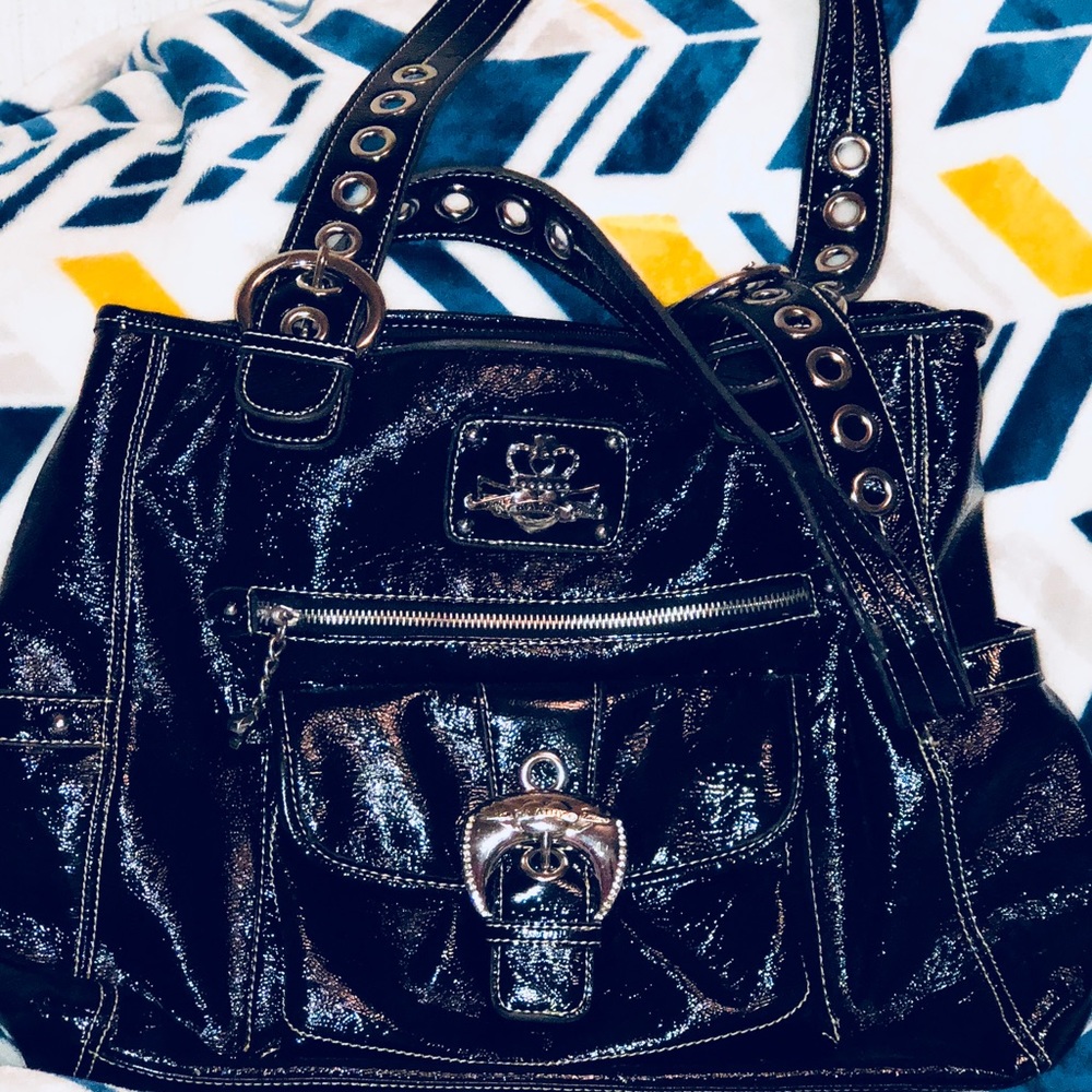 Black handbag
